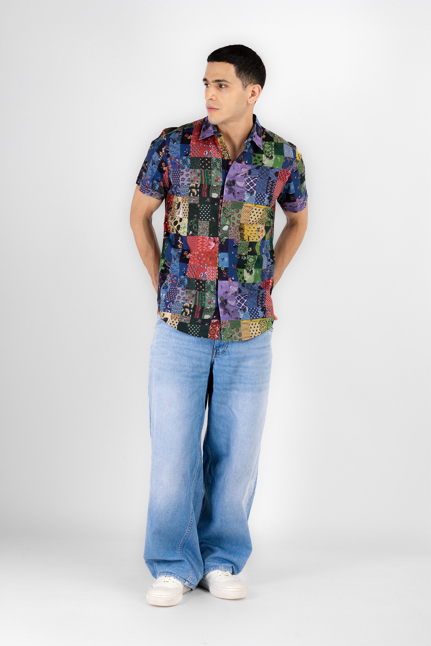 Bohemian Patchwork Shirt