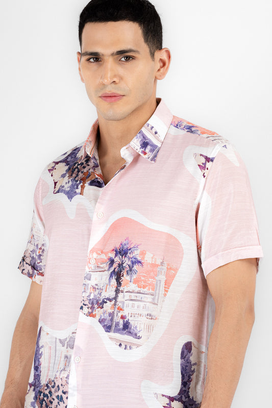 Riviera Scenic Print Shirt