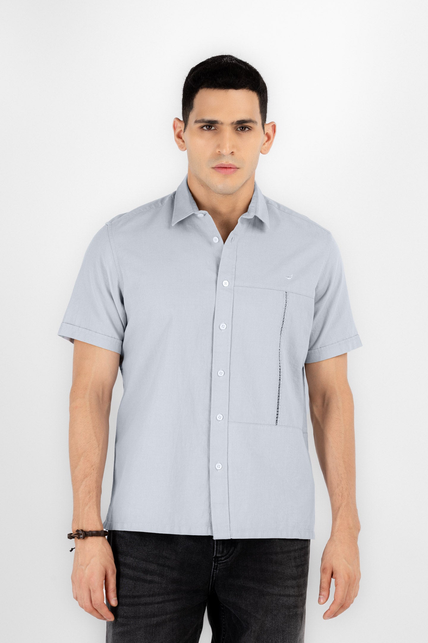 Statement Lace Insert Shirt