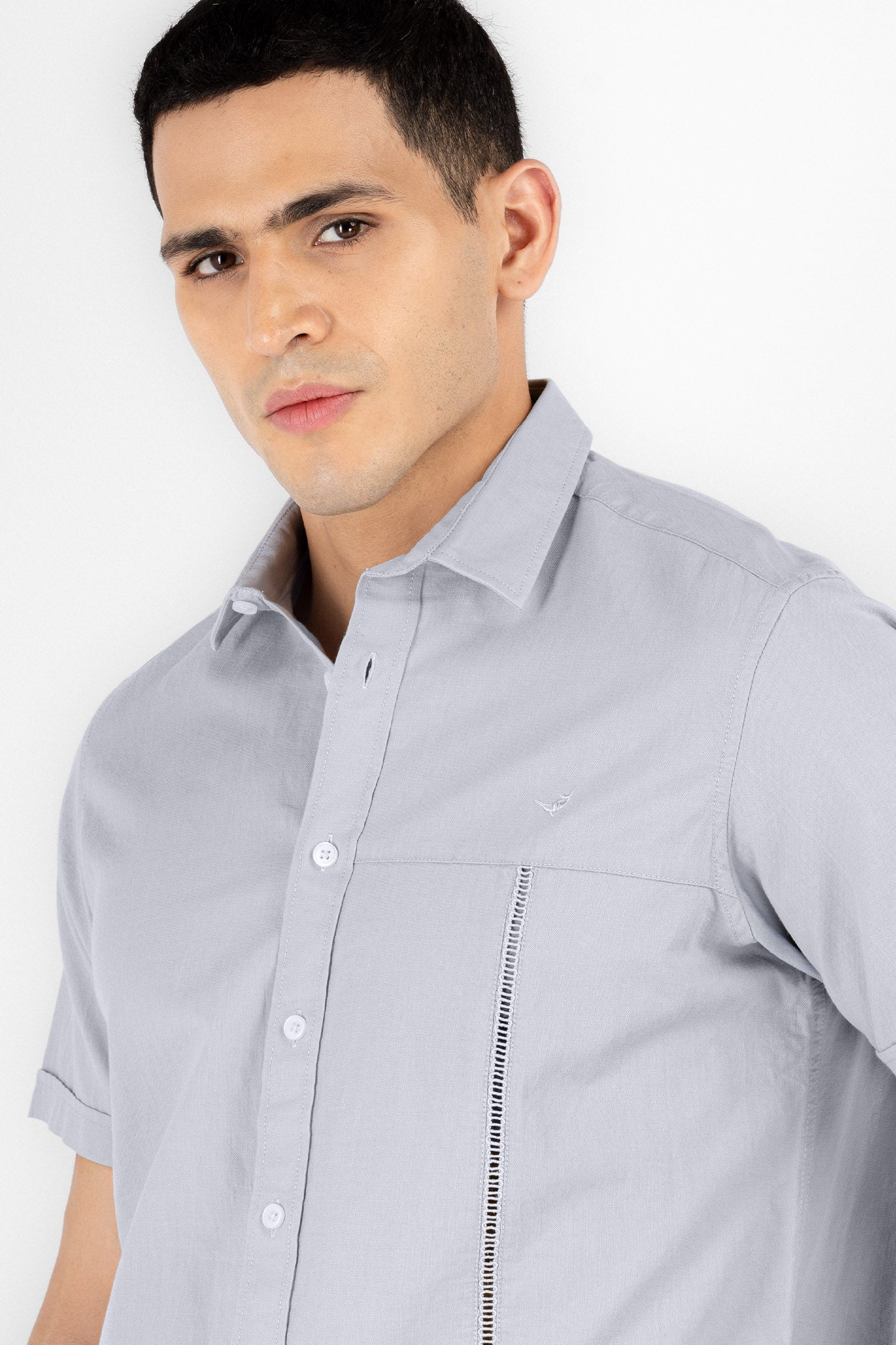 Statement Lace Insert Shirt