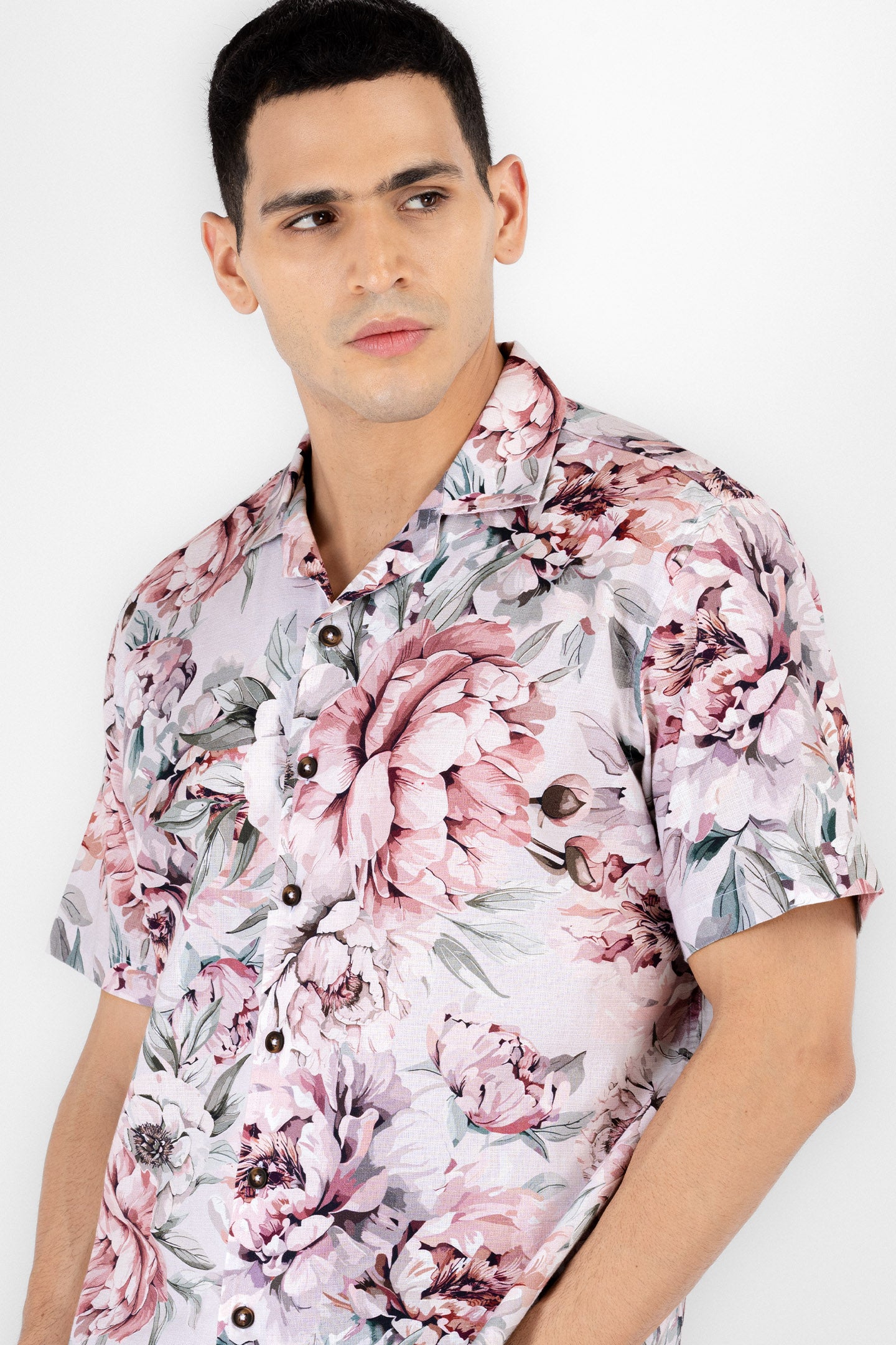 Vintage Floral Print Shirt