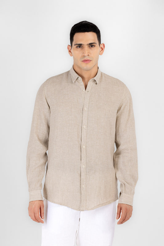Pure Linen Natural Shirt