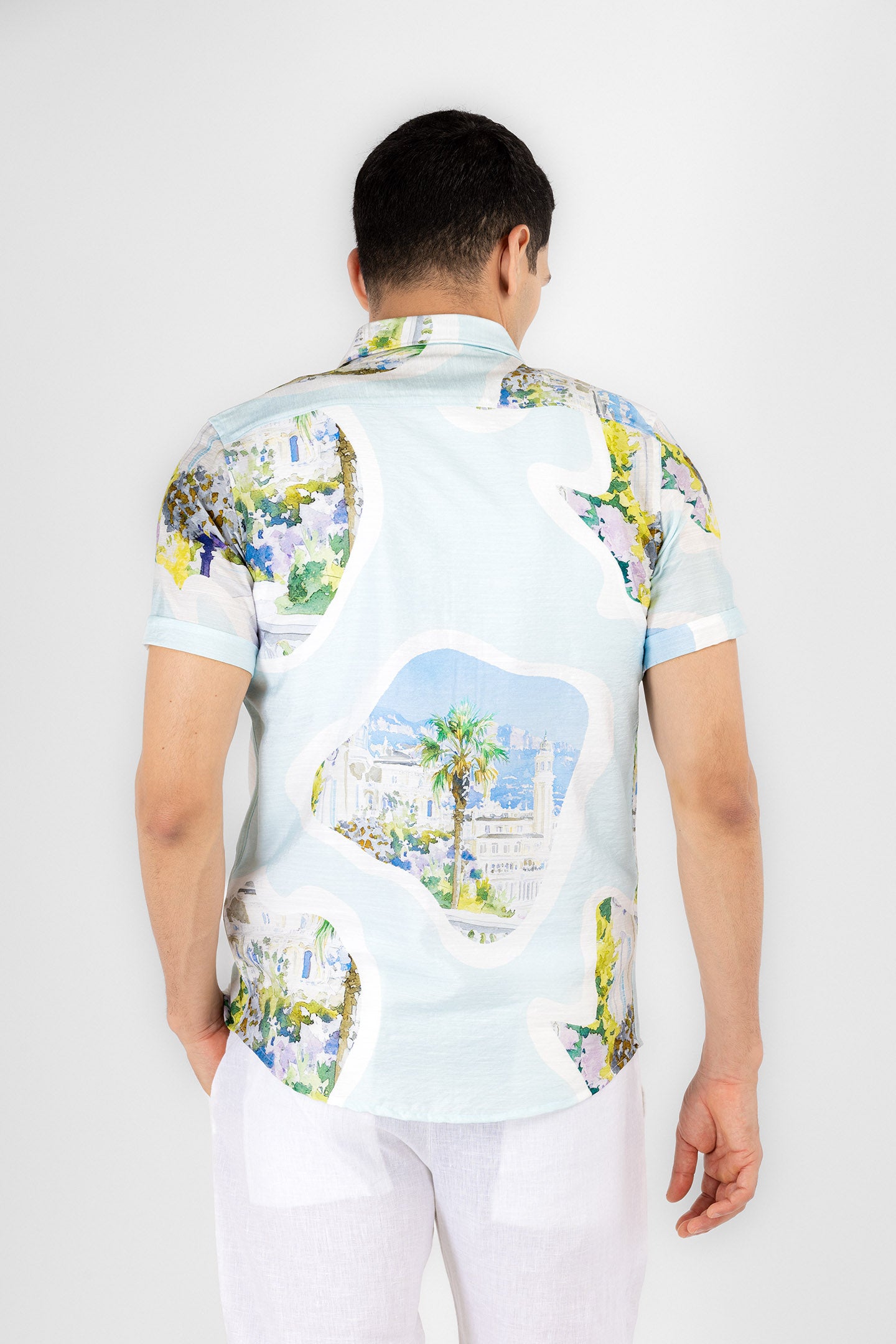 Riviera Scenic Print Shirt