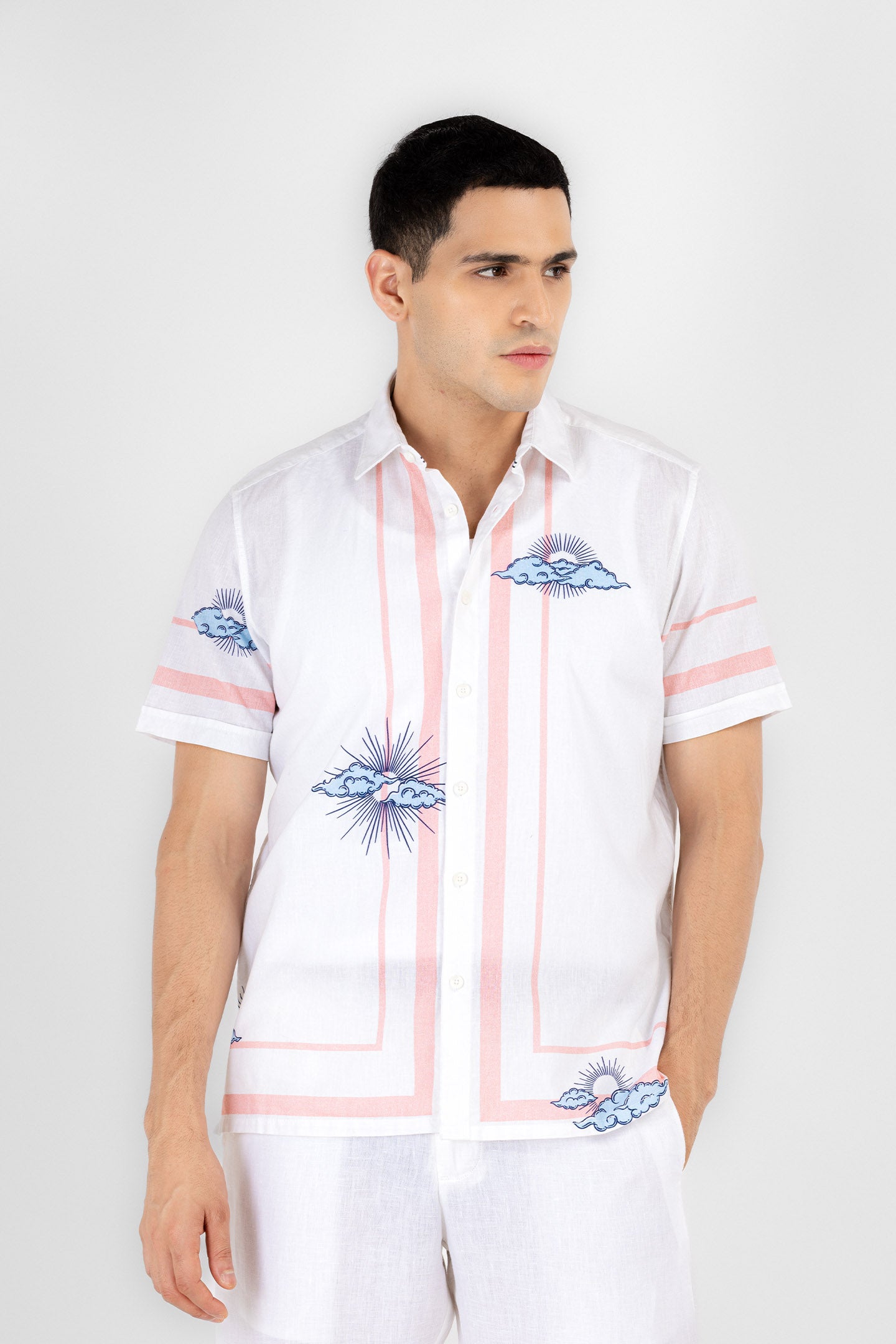 Sky Scenic Print Shirt