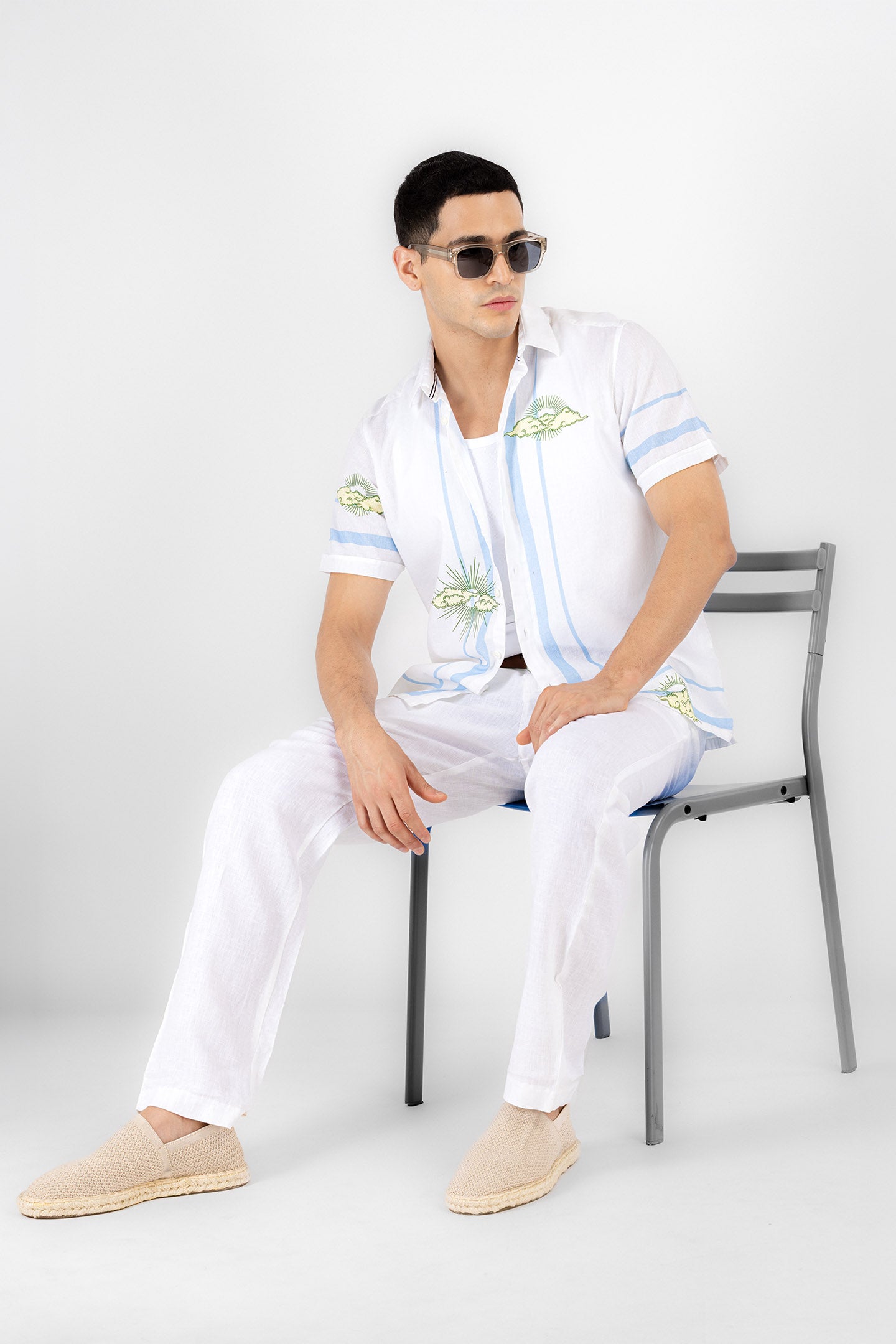 Sky Scenic Print Shirt
