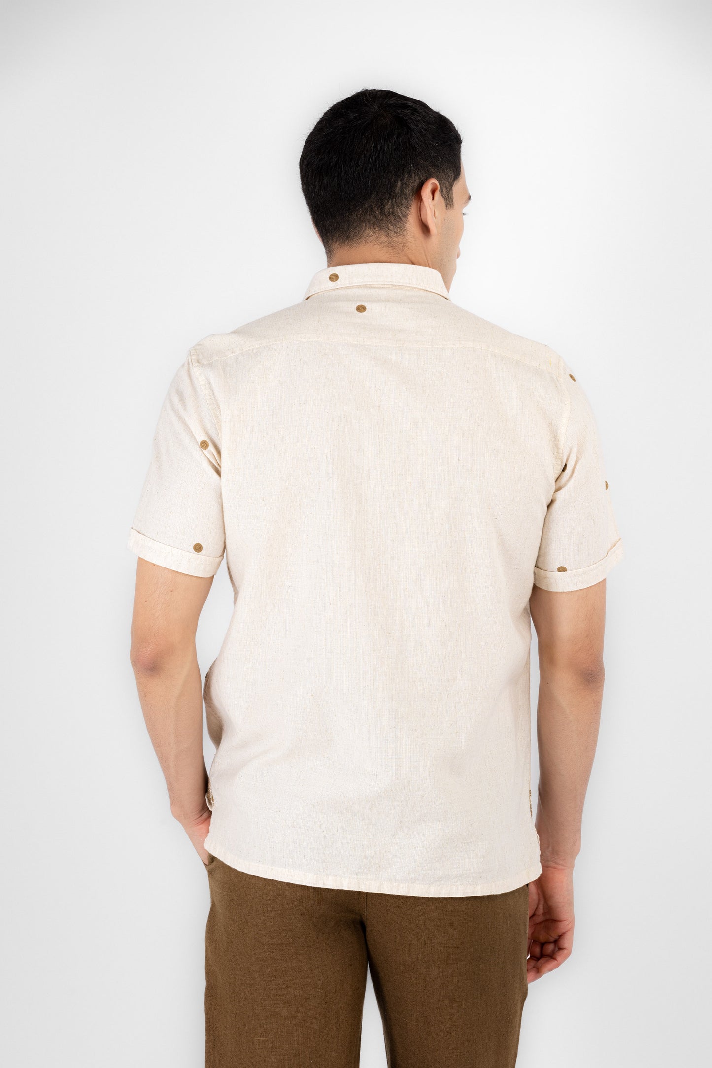 Natural Bohemian Border Shirt