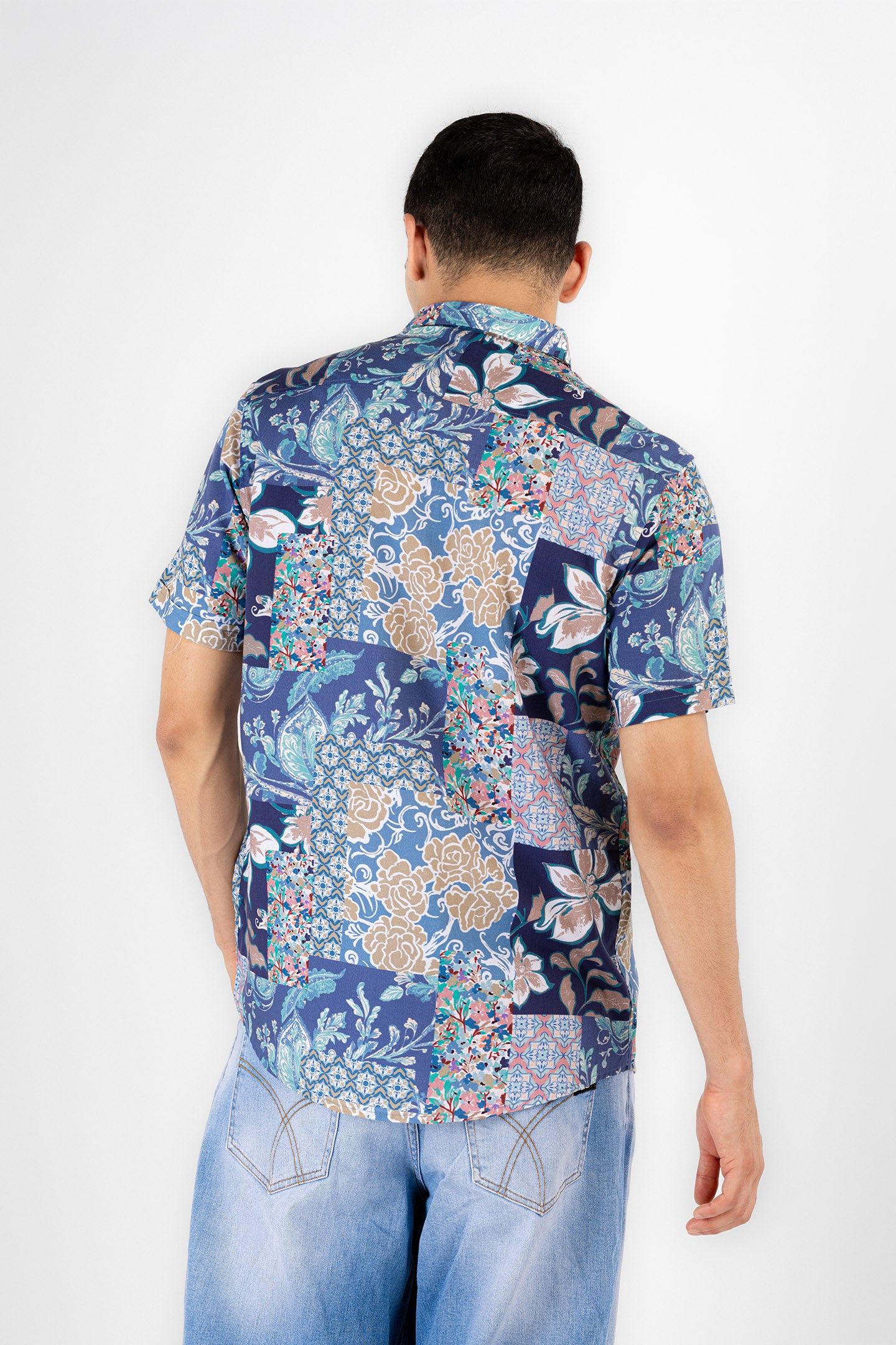 Floral Grid Shirt