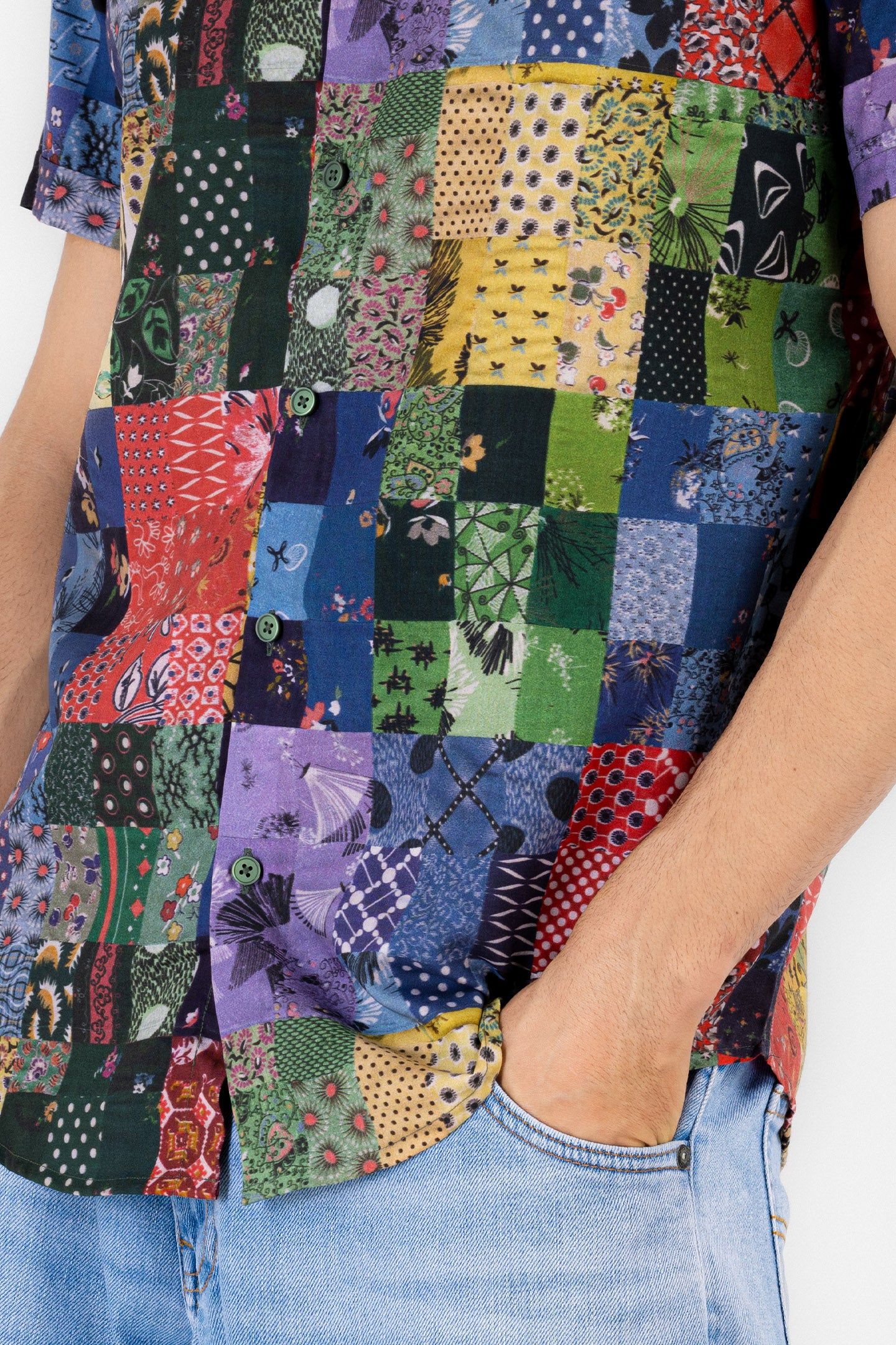 Bohemian Patchwork Shirt