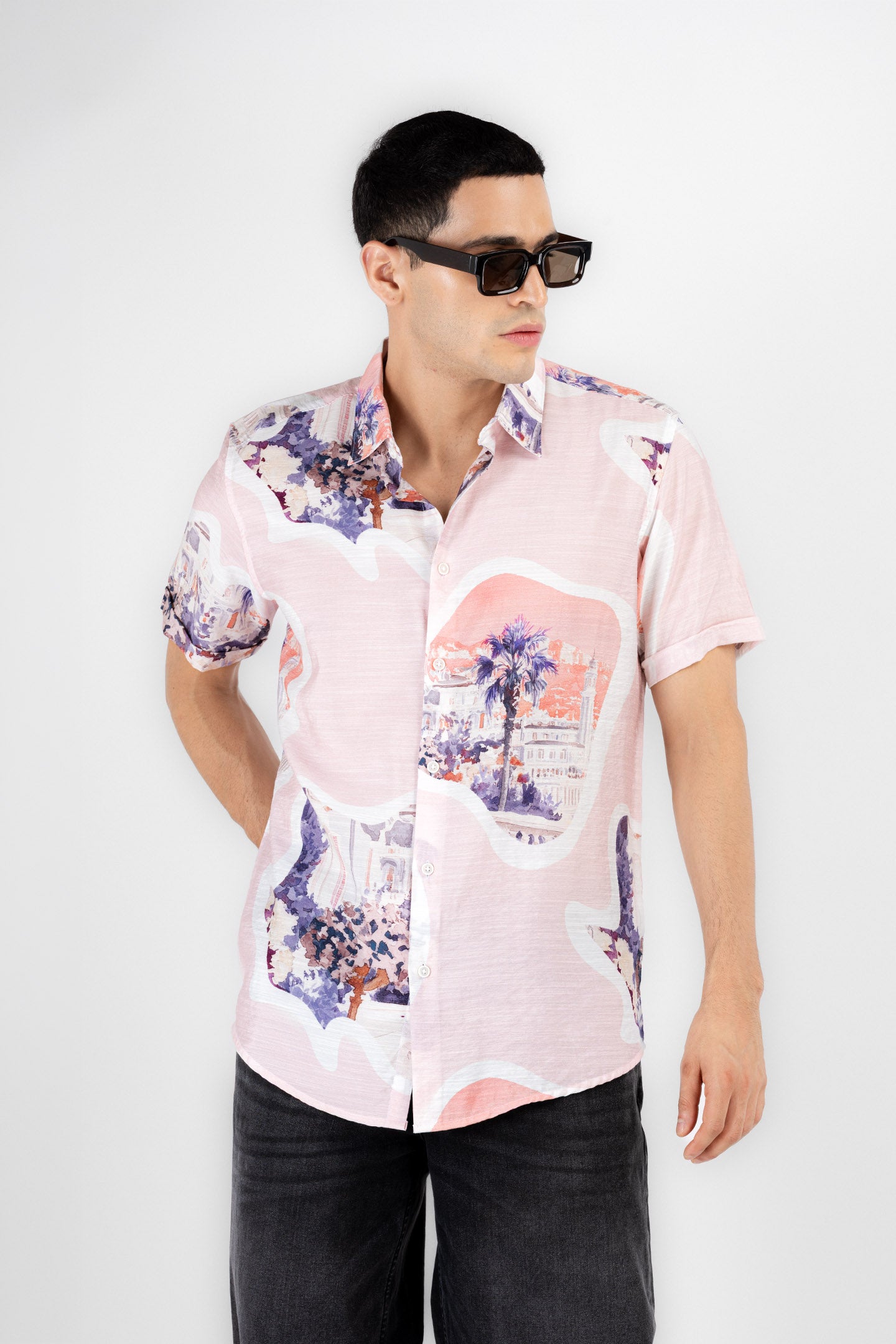 Riviera Scenic Print Shirt