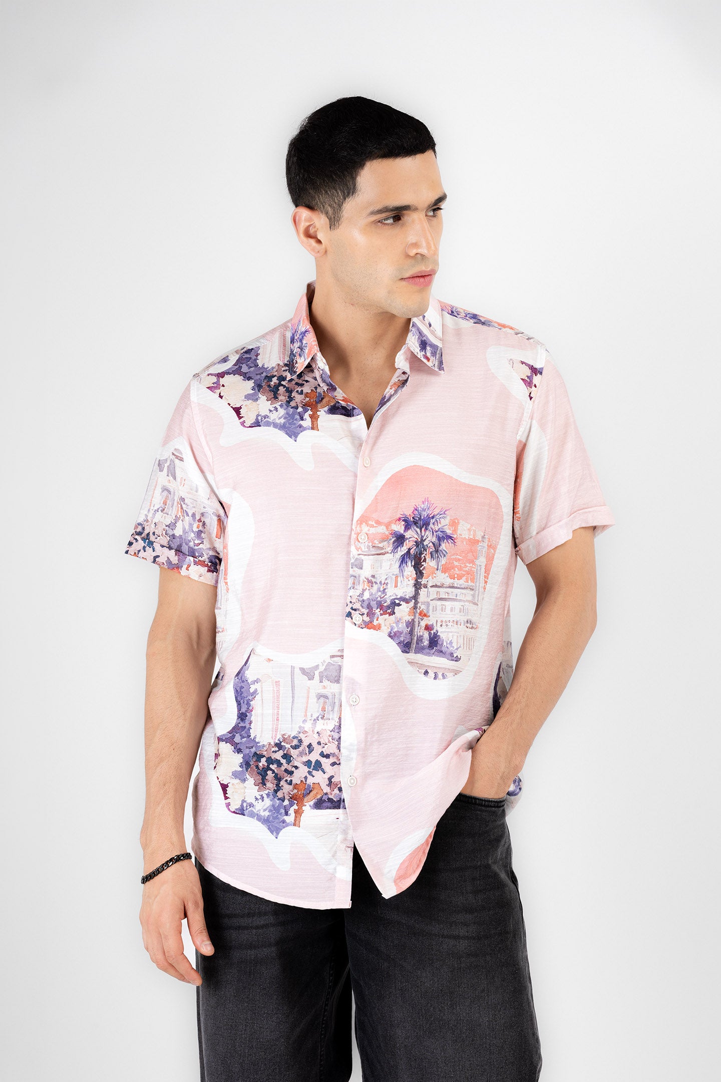 Riviera Scenic Print Shirt