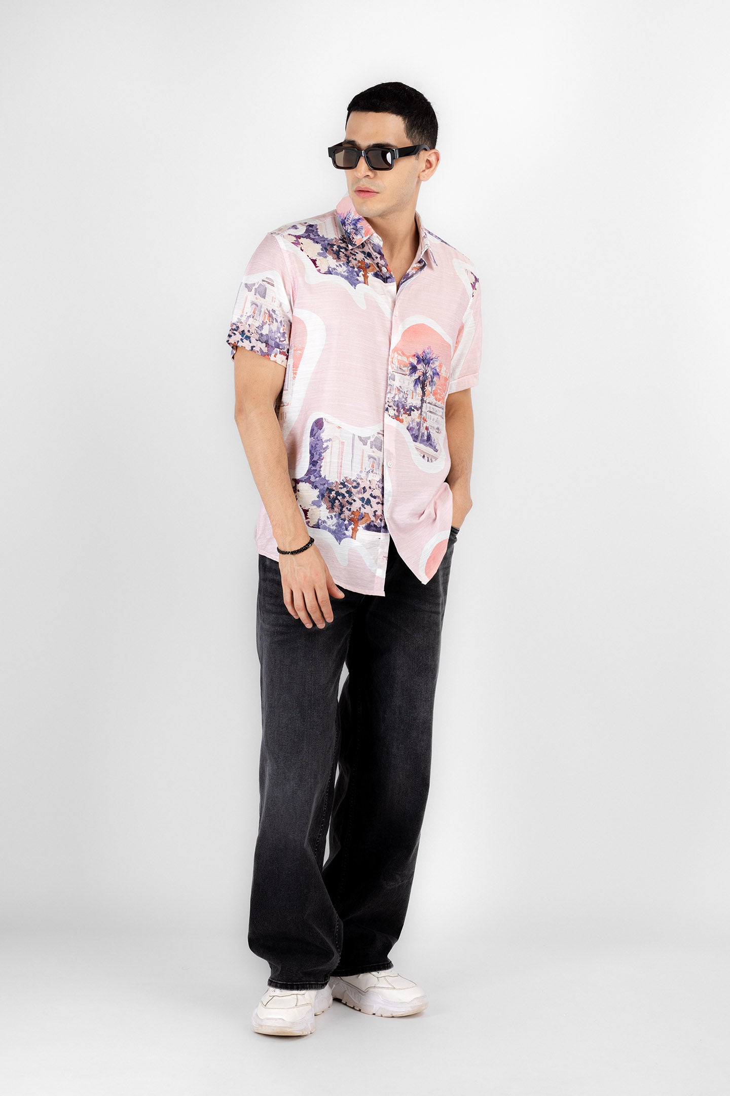 Riviera Scenic Print Shirt