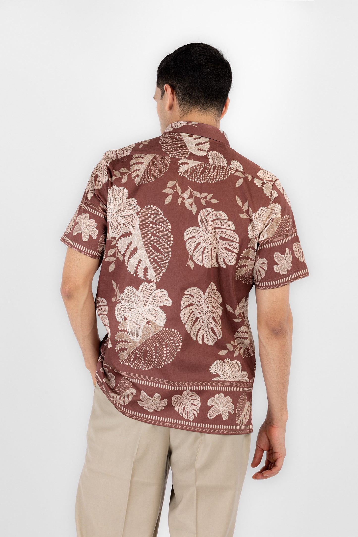 Botanical Placement Print Shirt