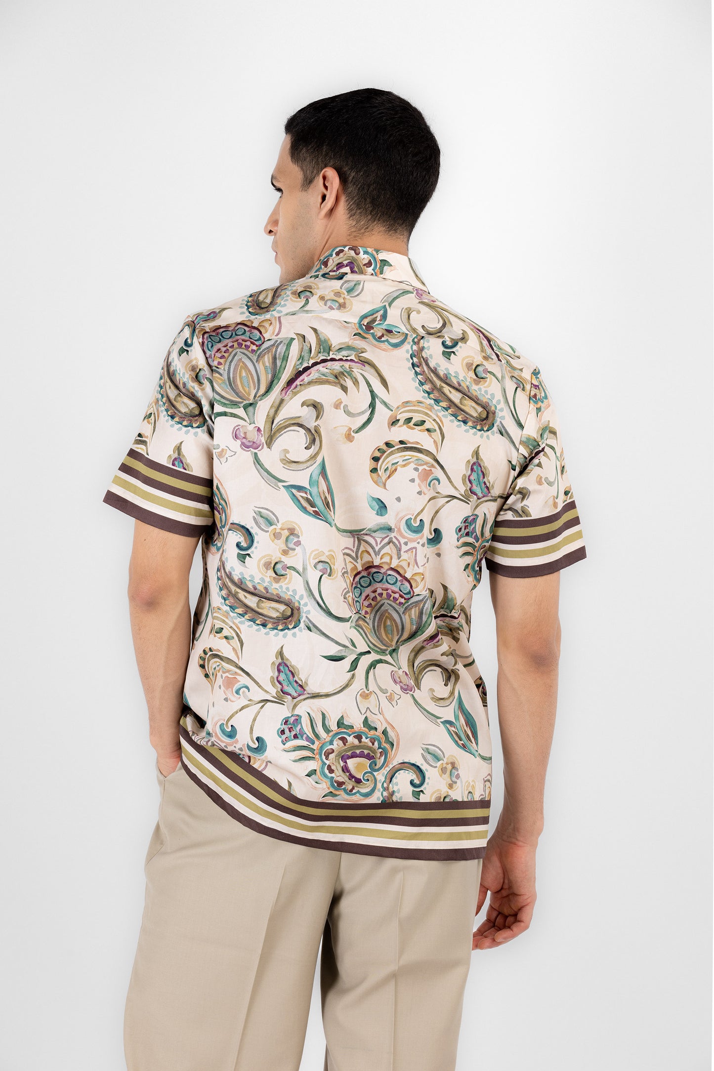 Vintage Placement Print Shirt