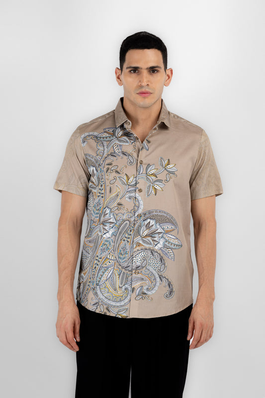 Paisley Art Printed shirt